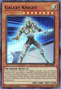 Galaxy Knight (Blue) [LDS2-EN049] Ultra Rare | Gear Gaming Fayetteville