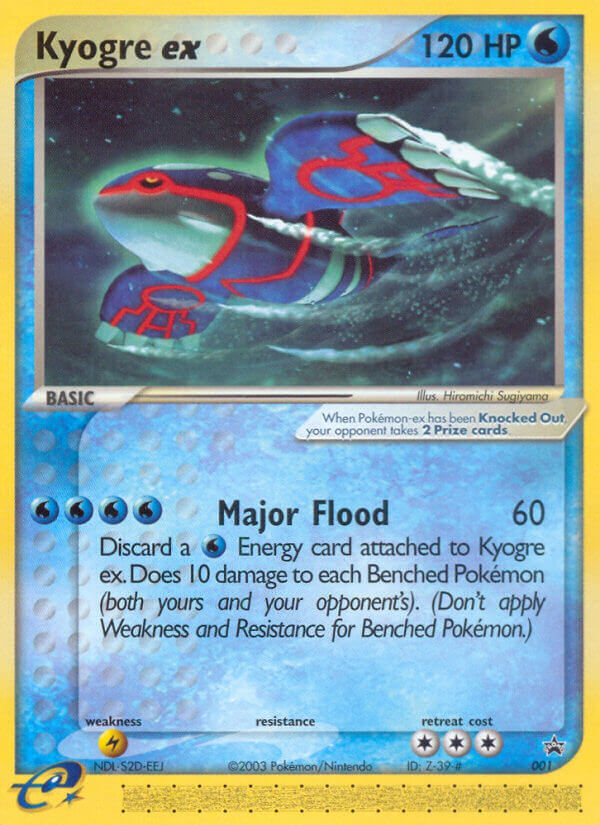 Kyogre ex (001) [Nintendo: Black Star Promos] | Gear Gaming Fayetteville