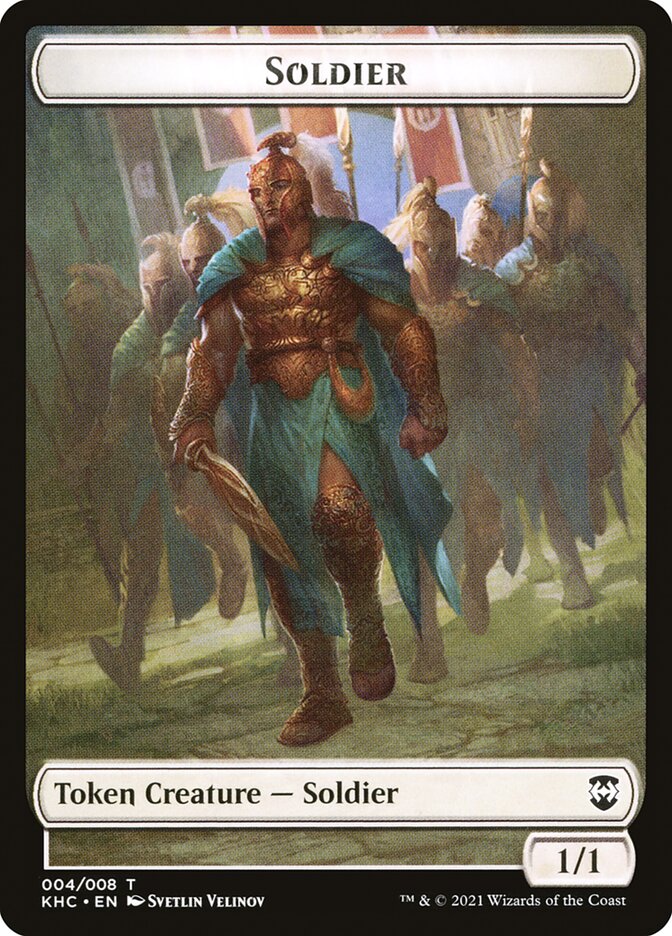 Bird (005) // Soldier Double-Sided Token [Kaldheim Commander Tokens] | Gear Gaming Fayetteville