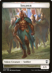 Bird (005) // Soldier Double-Sided Token [Kaldheim Commander Tokens] | Gear Gaming Fayetteville