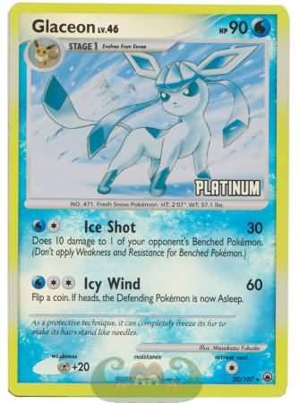 Glaceon (20/100) [Burger King Promos: 2009 Collection] | Gear Gaming Fayetteville