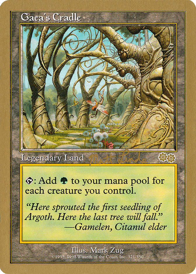 Gaea's Cradle (Matt Linde) [World Championship Decks 1999] | Gear Gaming Fayetteville