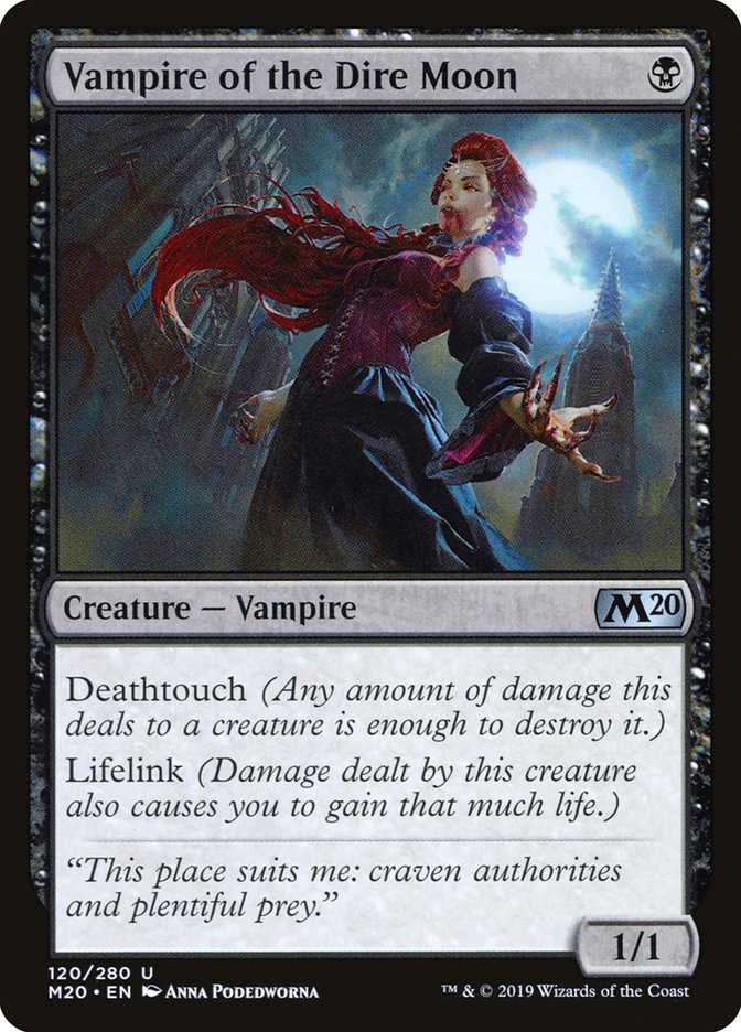 Vampire of the Dire Moon [Core Set 2020] | Gear Gaming Fayetteville