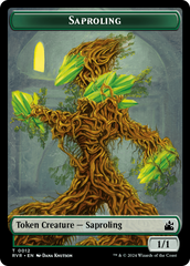 Saproling // Bird Illusion Double-Sided Token [Ravnica Remastered Tokens] | Gear Gaming Fayetteville