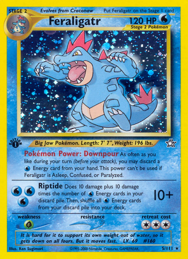 Feraligatr (5/111) [Neo Genesis 1st Edition] | Gear Gaming Fayetteville