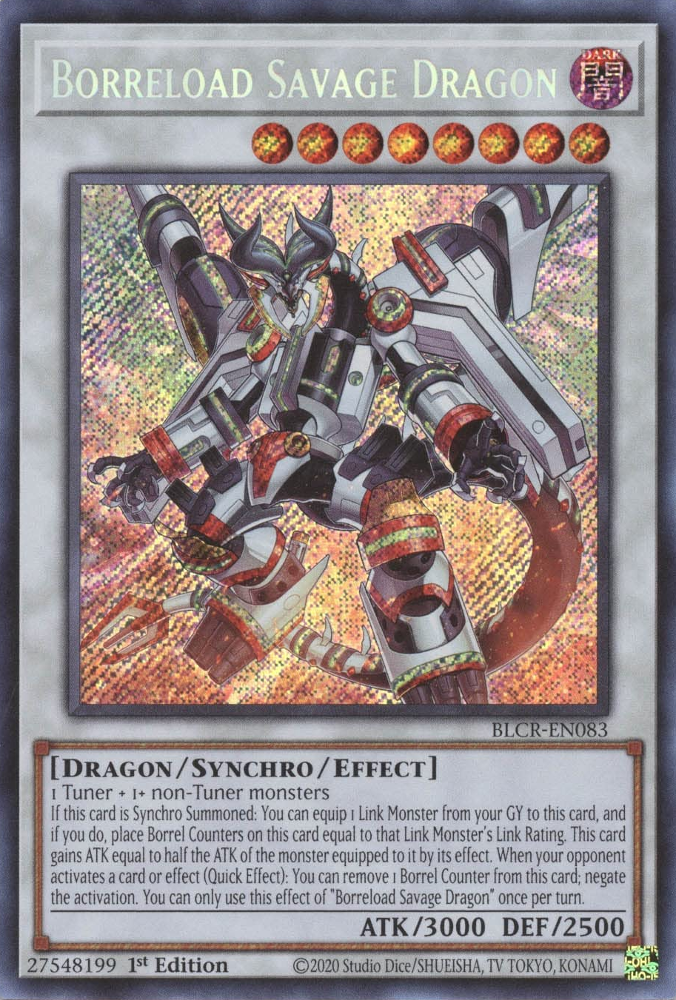 Borreload Savage Dragon [BLCR-EN083] Secret Rare | Gear Gaming Fayetteville