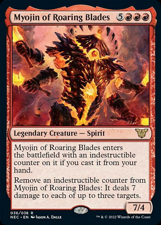 Myojin of Roaring Blades [Kamigawa: Neon Dynasty Commander] | Gear Gaming Fayetteville