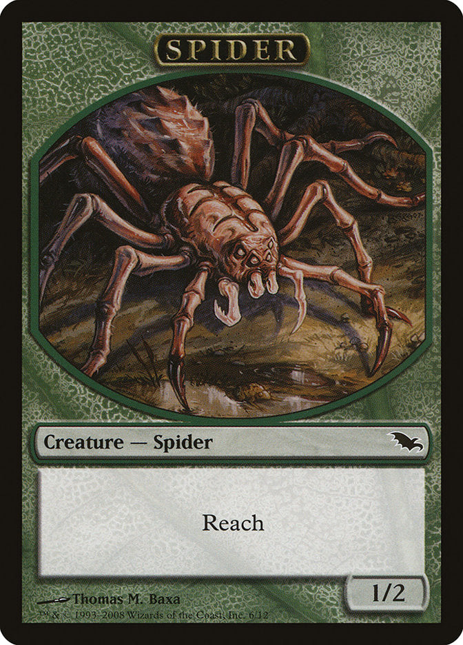 Spider Token [Shadowmoor Tokens] | Gear Gaming Fayetteville