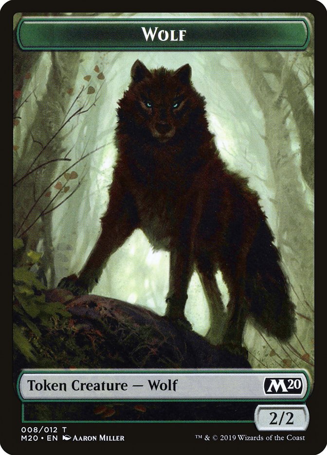 Zombie // Wolf Double-Sided Token [Game Night 2019 Tokens] | Gear Gaming Fayetteville