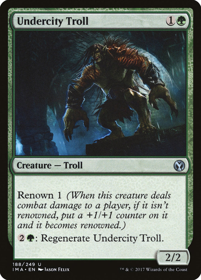 Undercity Troll [Iconic Masters] | Gear Gaming Fayetteville