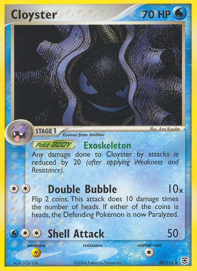 Cloyster (20/112) [EX: FireRed & LeafGreen] | Gear Gaming Fayetteville