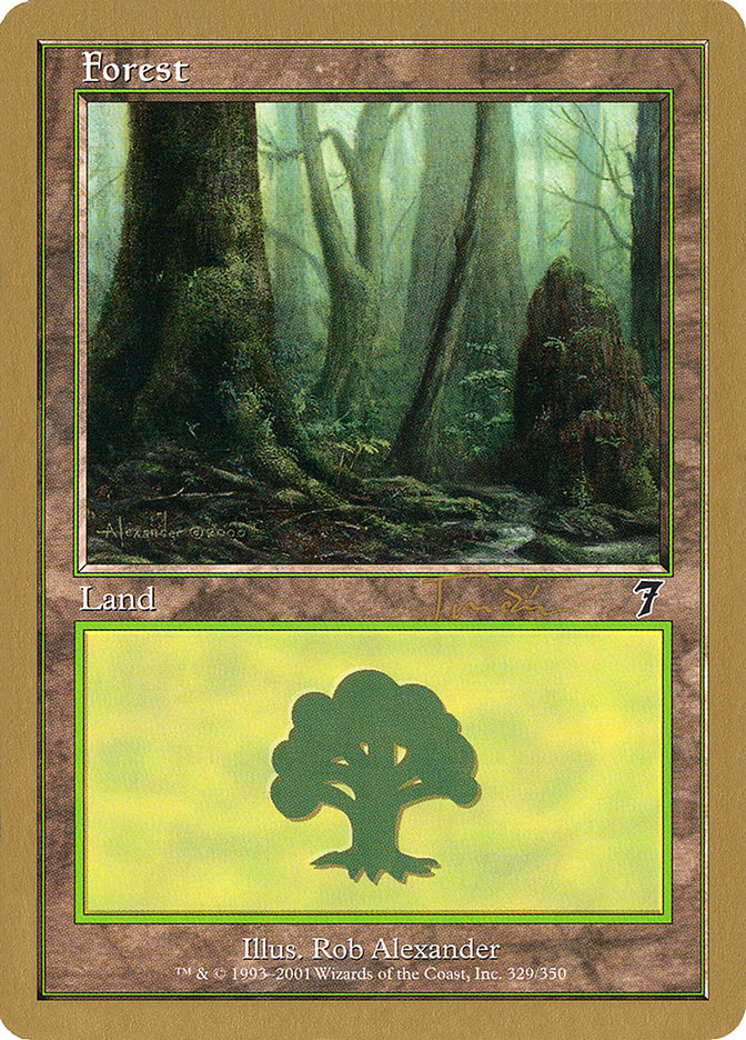 Forest (jt329) (Jan Tomcani) [World Championship Decks 2001] | Gear Gaming Fayetteville