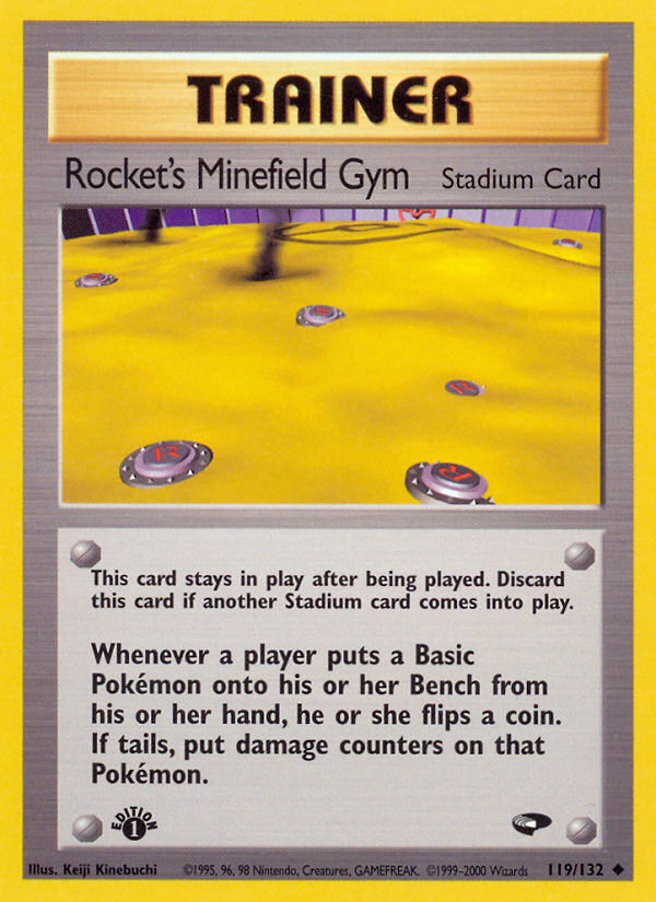 Rocket's Minefield Gym (119/132) [Gym Challenge 1st Edition] | Gear Gaming Fayetteville