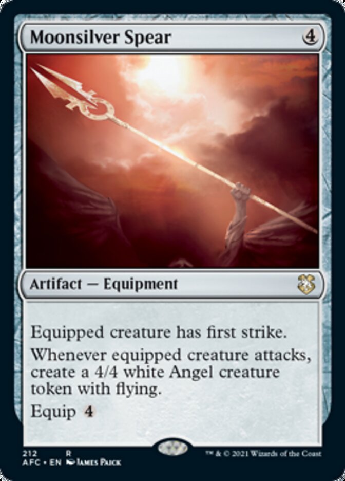 Moonsilver Spear [Dungeons & Dragons: Adventures in the Forgotten Realms Commander] | Gear Gaming Fayetteville