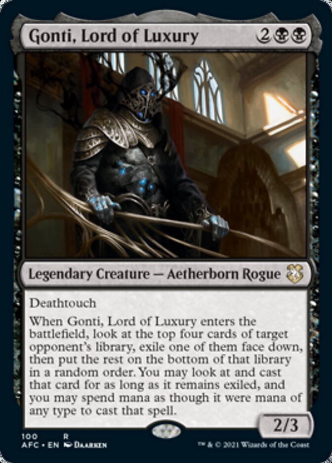 Gonti, Lord of Luxury [Dungeons & Dragons: Adventures in the Forgotten Realms Commander] | Gear Gaming Fayetteville