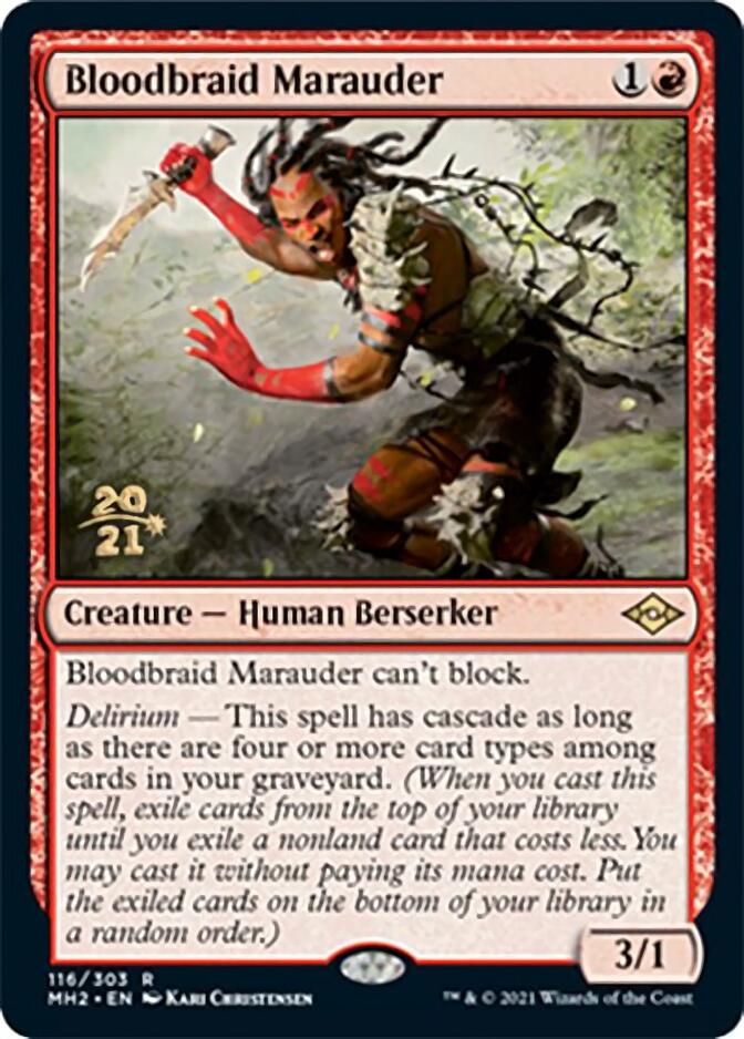 Bloodbraid Marauder [Modern Horizons 2 Prerelease Promos] | Gear Gaming Fayetteville