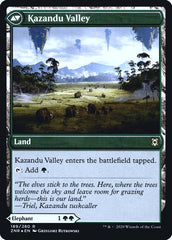 Kazandu Mammoth // Kazandu Valley [Zendikar Rising Prerelease Promos] | Gear Gaming Fayetteville