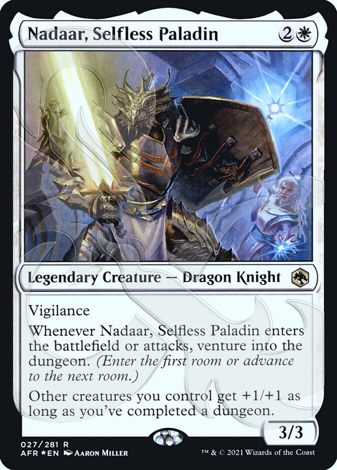 Nadaar, Selfless Paladin (Ampersand Promo) [Dungeons & Dragons: Adventures in the Forgotten Realms Promos] | Gear Gaming Fayetteville