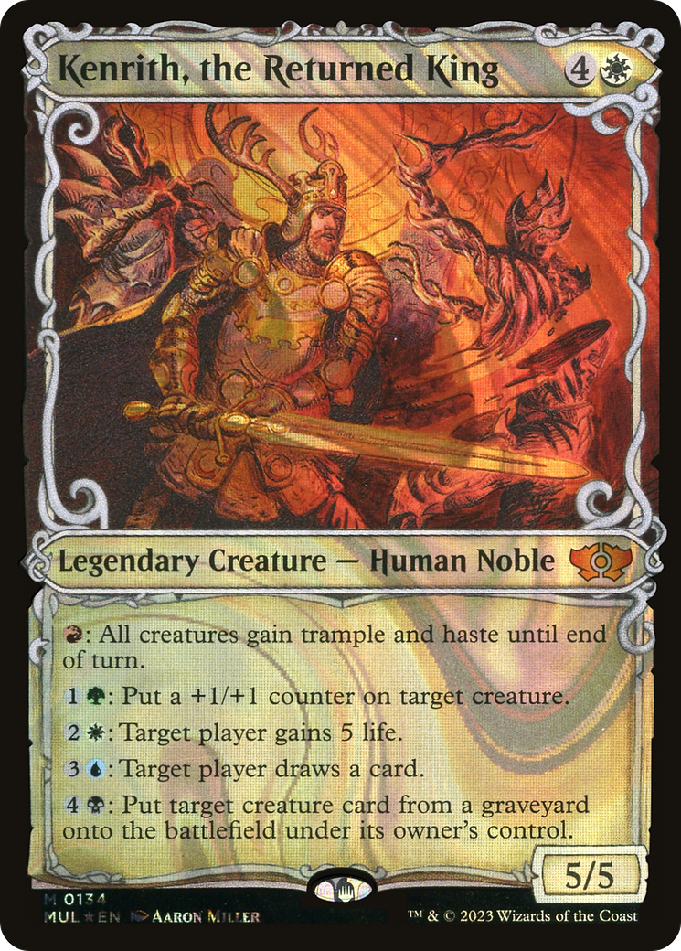 Kenrith, the Returned King (Halo Foil) [Multiverse Legends] | Gear Gaming Fayetteville
