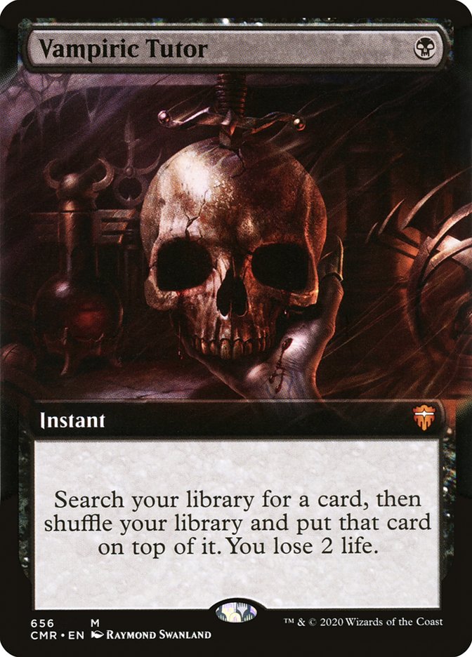 Vampiric Tutor (Extended Art) [Commander Legends] | Gear Gaming Fayetteville
