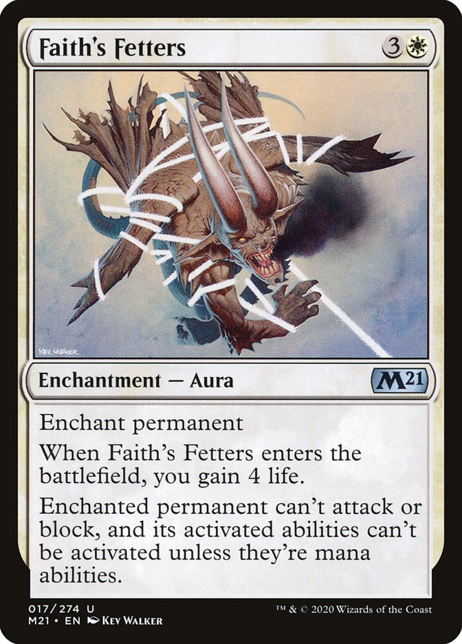 Faith's Fetters [Core Set 2021] | Gear Gaming Fayetteville