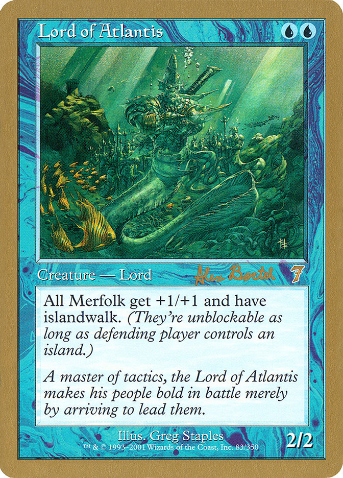 Lord of Atlantis (Alex Borteh) [World Championship Decks 2001] | Gear Gaming Fayetteville