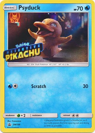 Psyduck Detective (SM199) (Pikachu Stamped) [Sun & Moon: Black Star Promos] | Gear Gaming Fayetteville