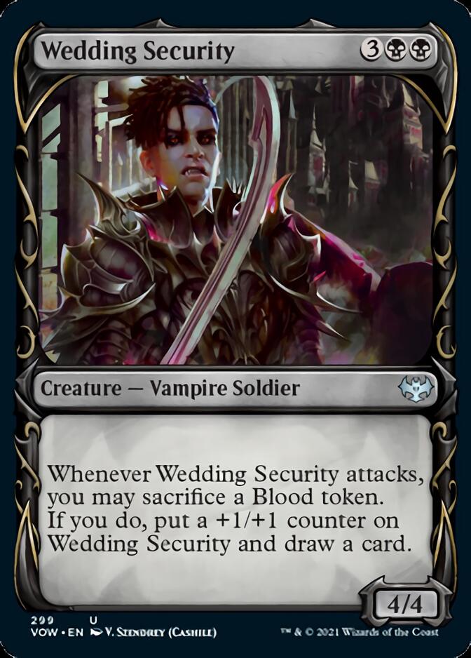 Wedding Security (Showcase Fang Frame) [Innistrad: Crimson Vow] | Gear Gaming Fayetteville