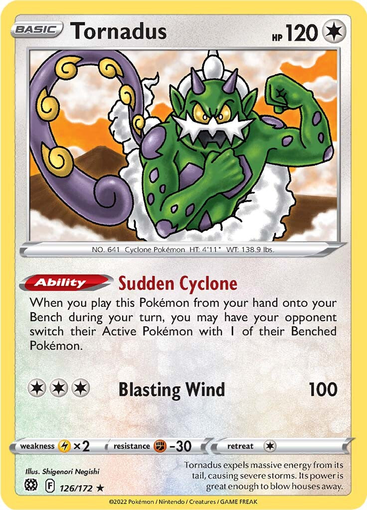 Tornadus (126/172) [Sword & Shield: Brilliant Stars] | Gear Gaming Fayetteville