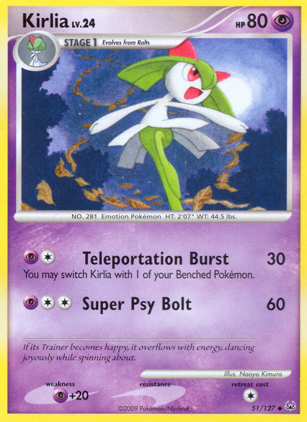 Kirlia (51/127) [Platinum: Base Set] | Gear Gaming Fayetteville