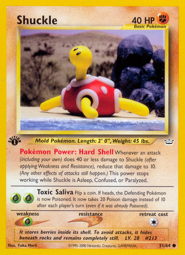 Shuckle (51/64) [Neo Revelation 1st Edition] | Gear Gaming Fayetteville