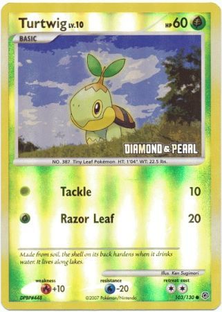 Turtwig (103/130) [Burger King Promos: 2008 Collection] | Gear Gaming Fayetteville