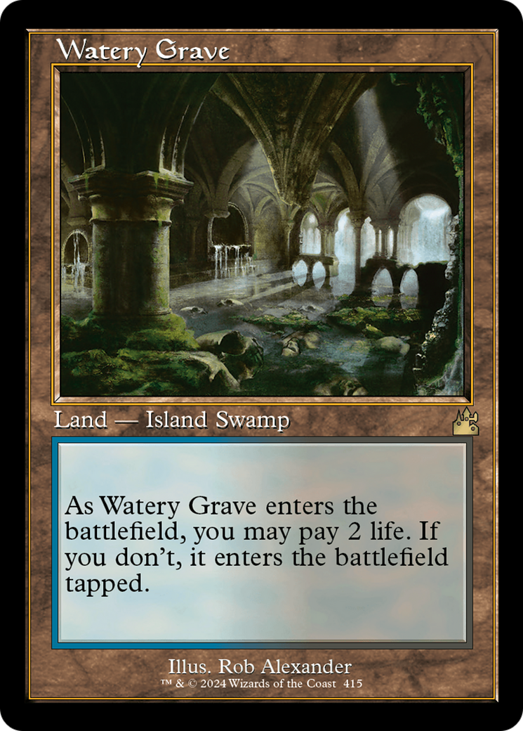 Watery Grave (Retro) [Ravnica Remastered] | Gear Gaming Fayetteville