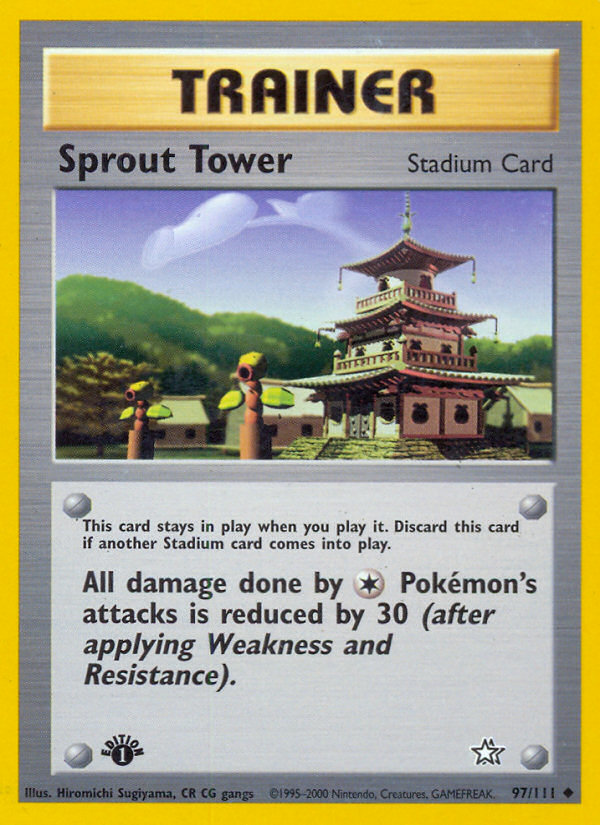 Sprout Tower (97/111) [Neo Genesis 1st Edition] | Gear Gaming Fayetteville
