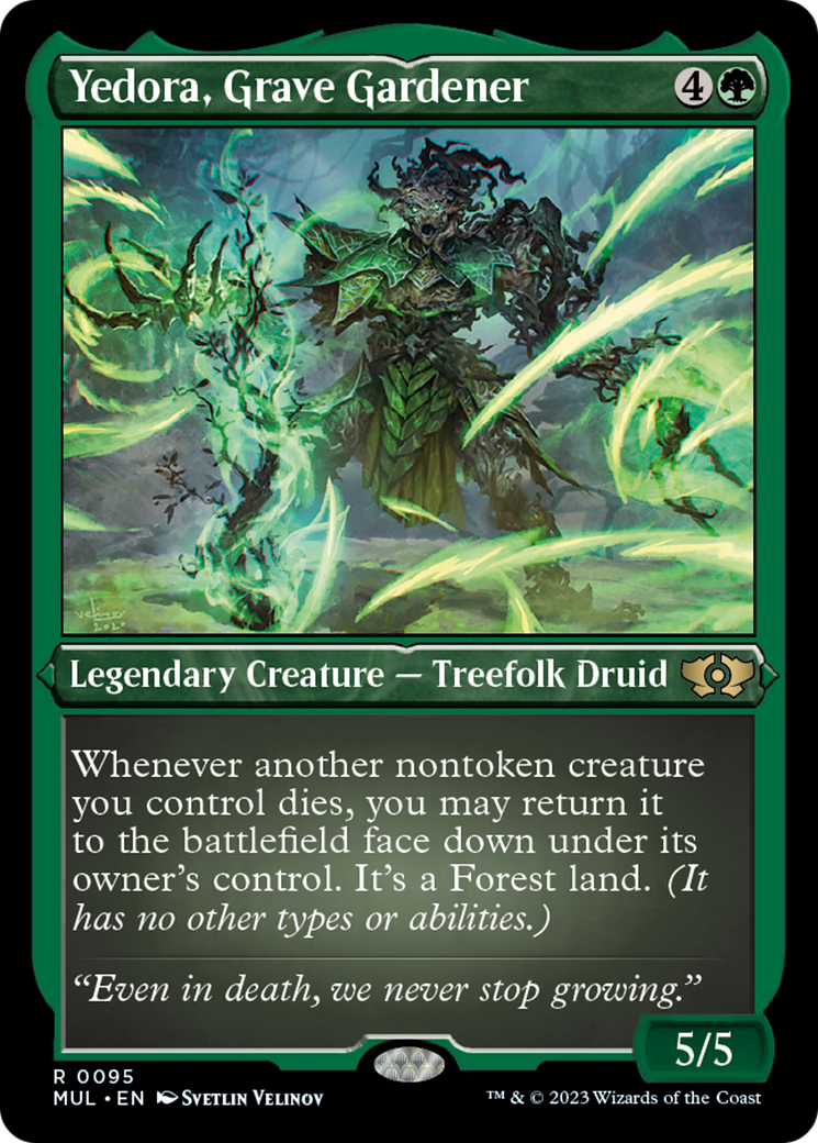 Yedora, Grave Gardener (Foil Etched) [Multiverse Legends] | Gear Gaming Fayetteville