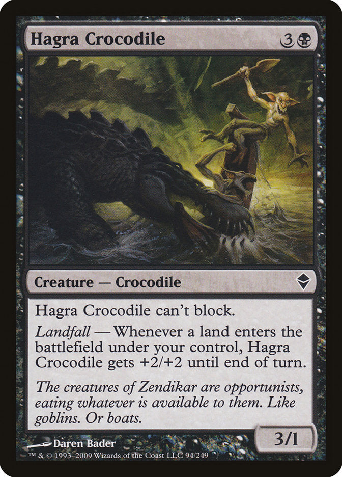 Hagra Crocodile [Zendikar] | Gear Gaming Fayetteville