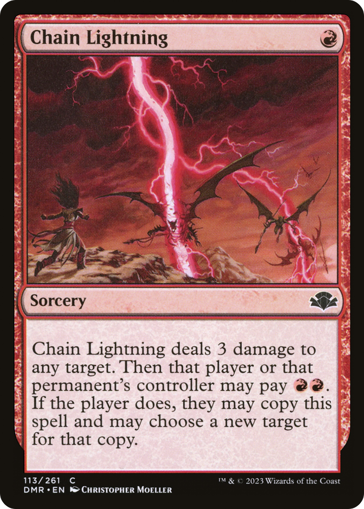 Chain Lightning [Dominaria Remastered] | Gear Gaming Fayetteville