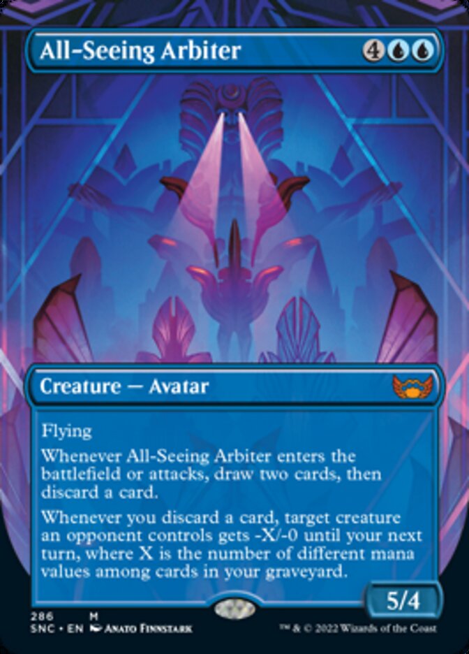 All-Seeing Arbiter (Borderless Alternate Art) [Streets of New Capenna] | Gear Gaming Fayetteville