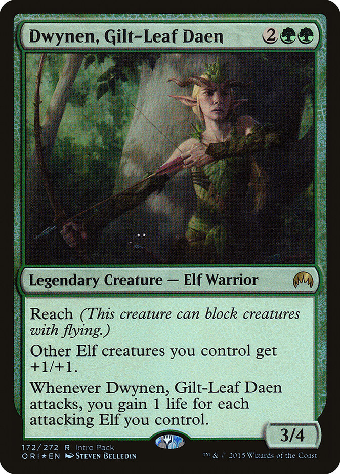 Dwynen, Gilt-Leaf Daen (Intro Pack) [Magic Origins Promos] | Gear Gaming Fayetteville