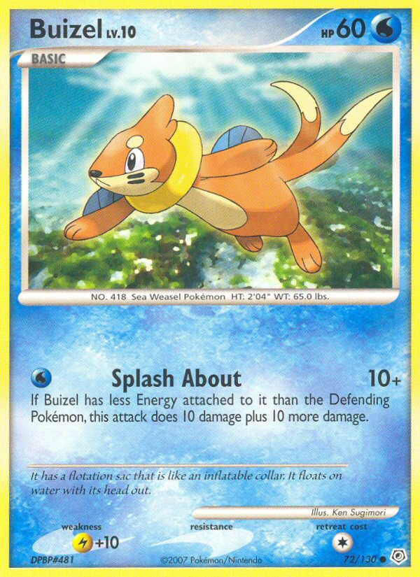 Buizel (72/130) [Diamond & Pearl: Base Set] | Gear Gaming Fayetteville