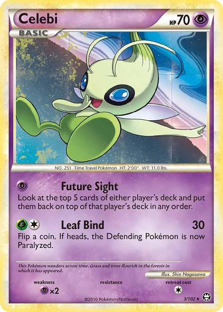 Celebi (3/102) (Movie Exclusive) [HeartGold & SoulSilver: Triumphant] | Gear Gaming Fayetteville