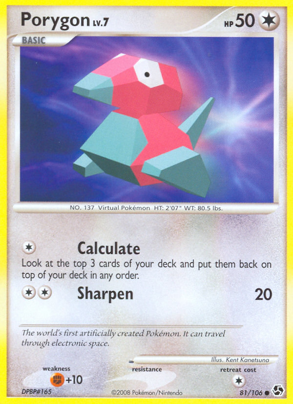 Porygon (81/106) [Diamond & Pearl: Great Encounters] | Gear Gaming Fayetteville