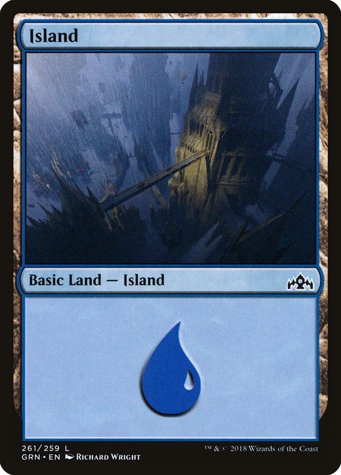 Island (261) [Guilds of Ravnica] | Gear Gaming Fayetteville