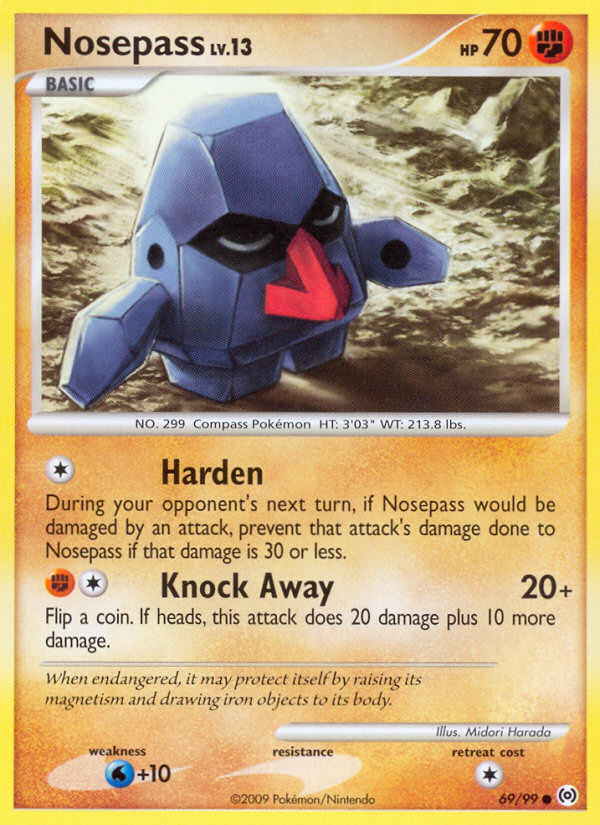 Nosepass (69/99) [Platinum: Arceus] | Gear Gaming Fayetteville