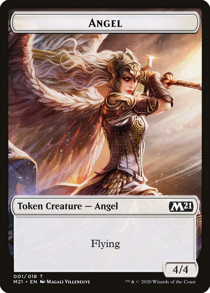 Angel Token [Core Set 2021 Tokens] | Gear Gaming Fayetteville