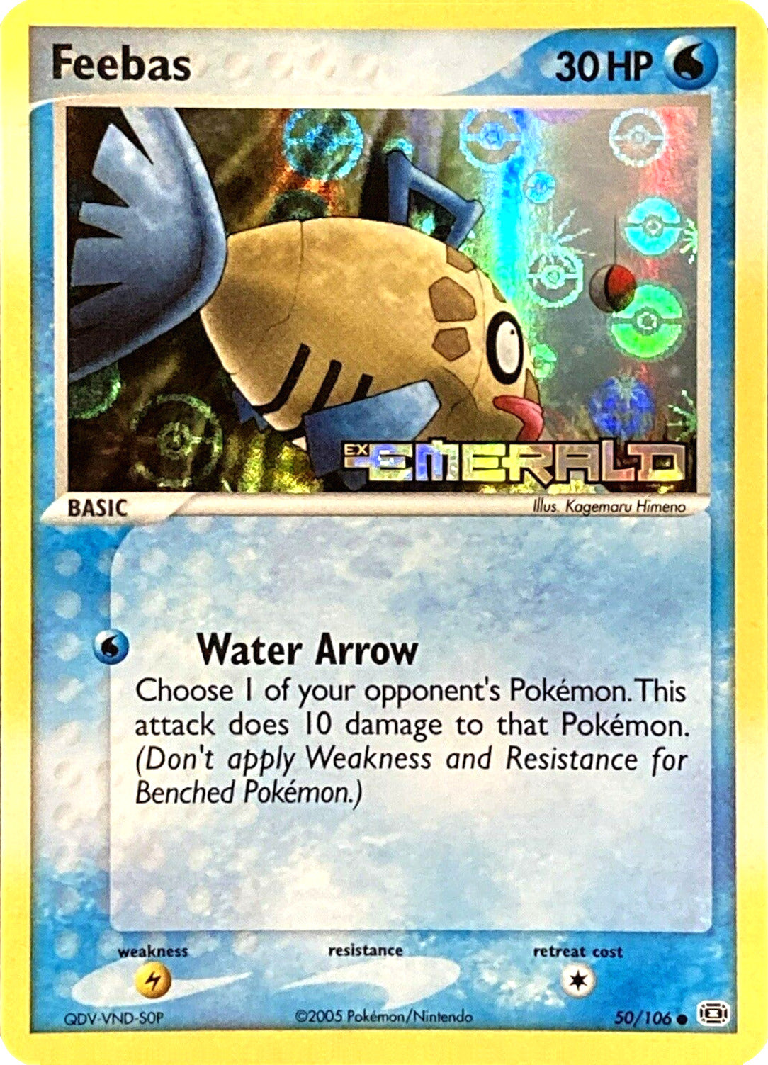 Feebas (50/106) (Stamped) [EX: Emerald] | Gear Gaming Fayetteville