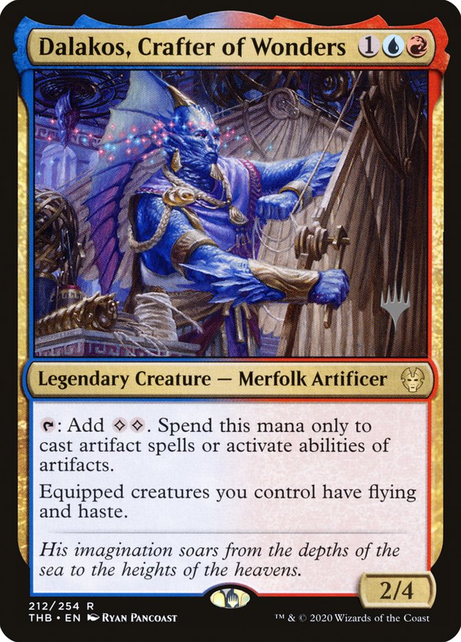 Dalakos, Crafter of Wonders (Promo Pack) [Theros Beyond Death Promos] | Gear Gaming Fayetteville