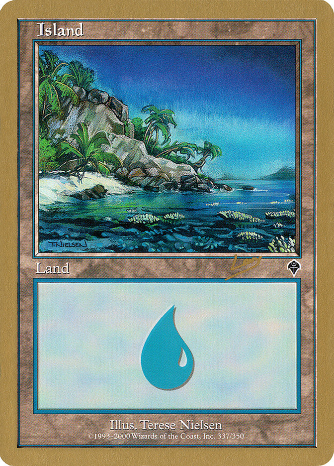 Island (rl337a) (Raphael Levy) [World Championship Decks 2002] | Gear Gaming Fayetteville