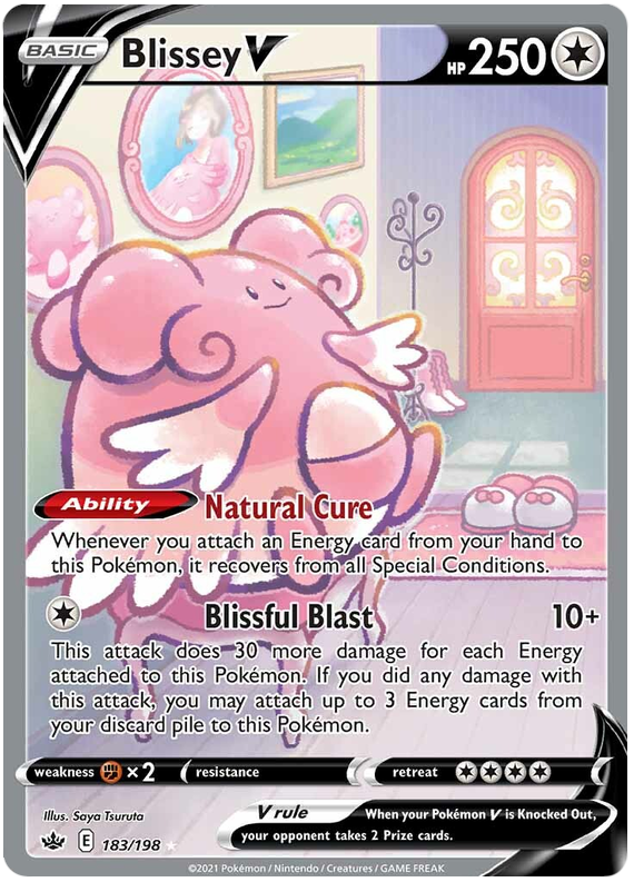 Blissey V (183/198) [Sword & Shield: Chilling Reign] | Gear Gaming Fayetteville