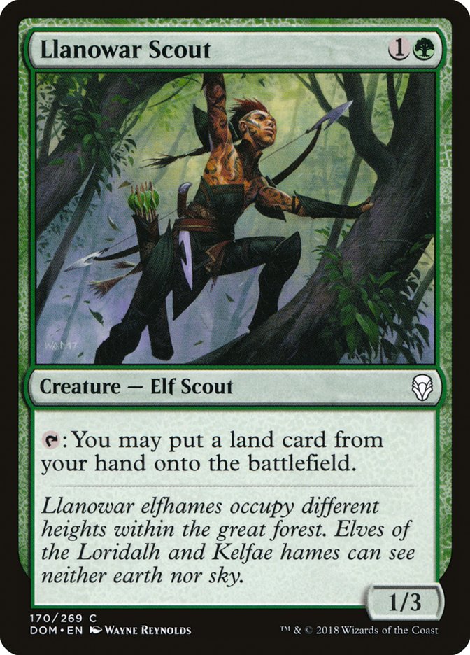 Llanowar Scout [Dominaria] | Gear Gaming Fayetteville